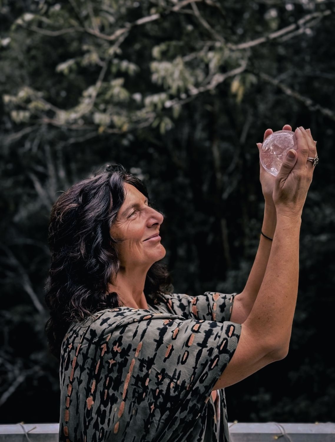 Lifting a crystal to the light